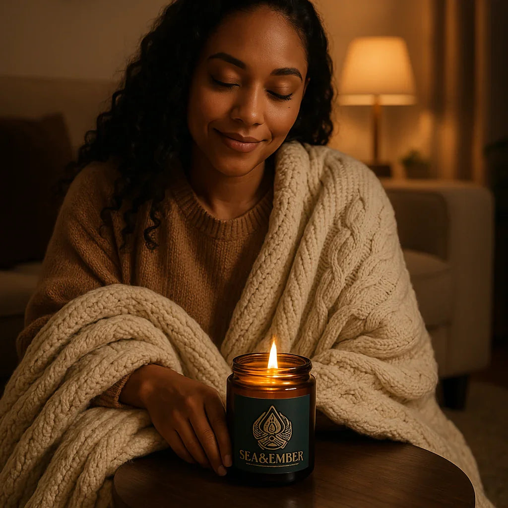 Candle Ocean Vibes Relaxation Scented - Oceanfront Products