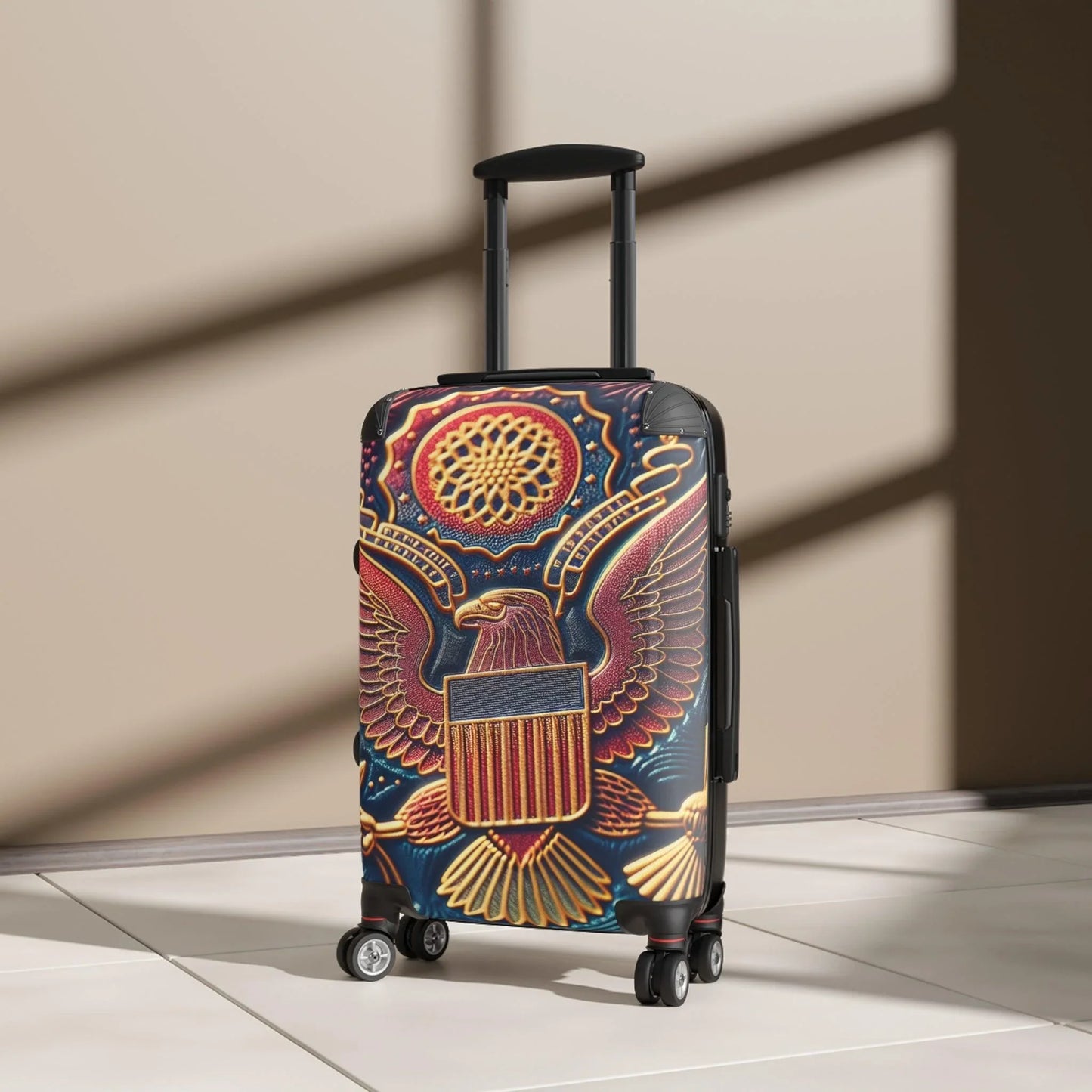 Suitcase Sticker - US Passport Intricate Design - Oceanfront Products