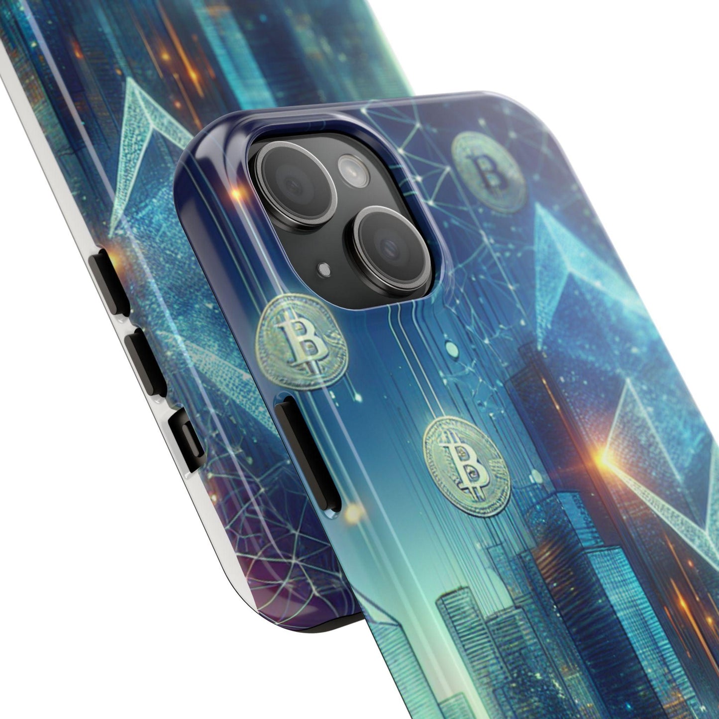 Phone Case - Cryptocurrency Enthusiasts Futuristic Design - Oceanfront Products