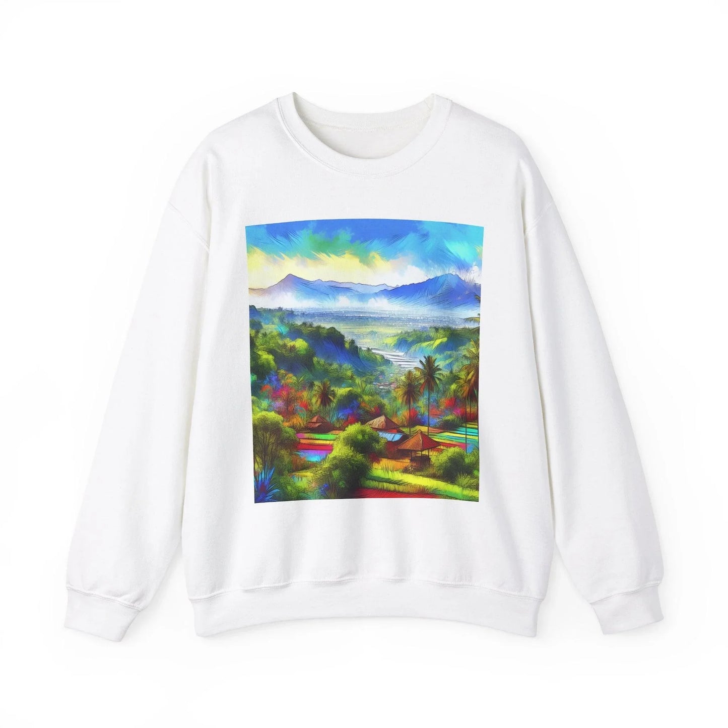 Mountain Watercolor Sweatshirt - Oceanfront Products