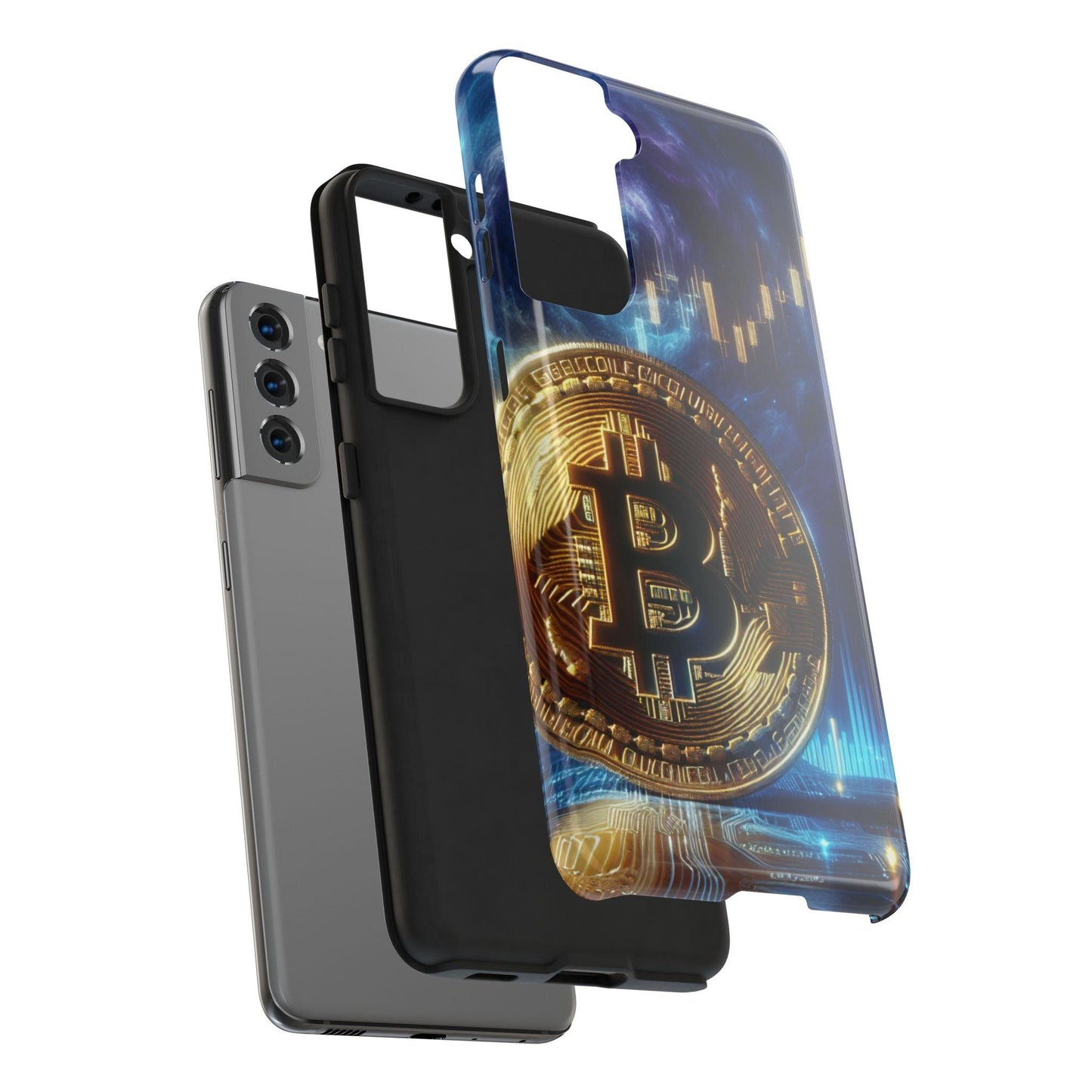 Bitcoin Chart Tough Phone Case - Oceanfront Products