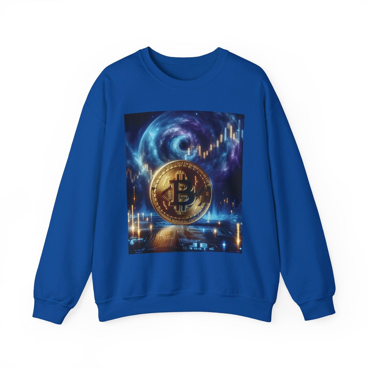 Bitcoin Gains Chart Sweatshirt - Oceanfront Products