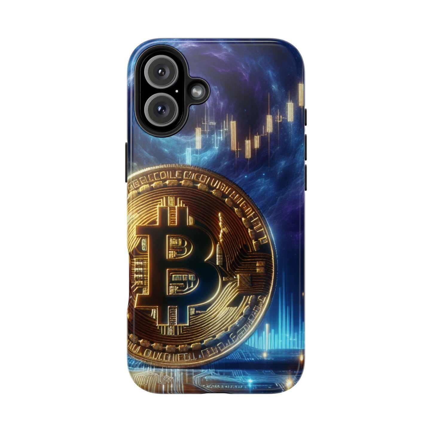 Bitcoin Chart Tough Phone Case - Oceanfront Products
