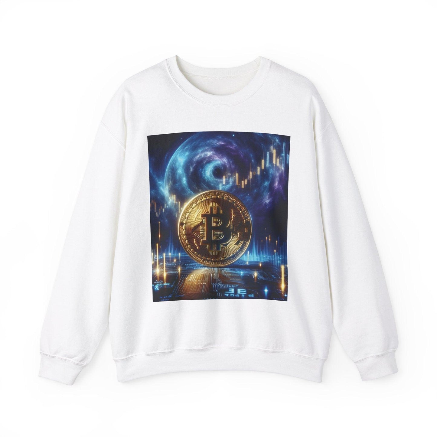 Bitcoin Gains Chart Sweatshirt - Oceanfront Products