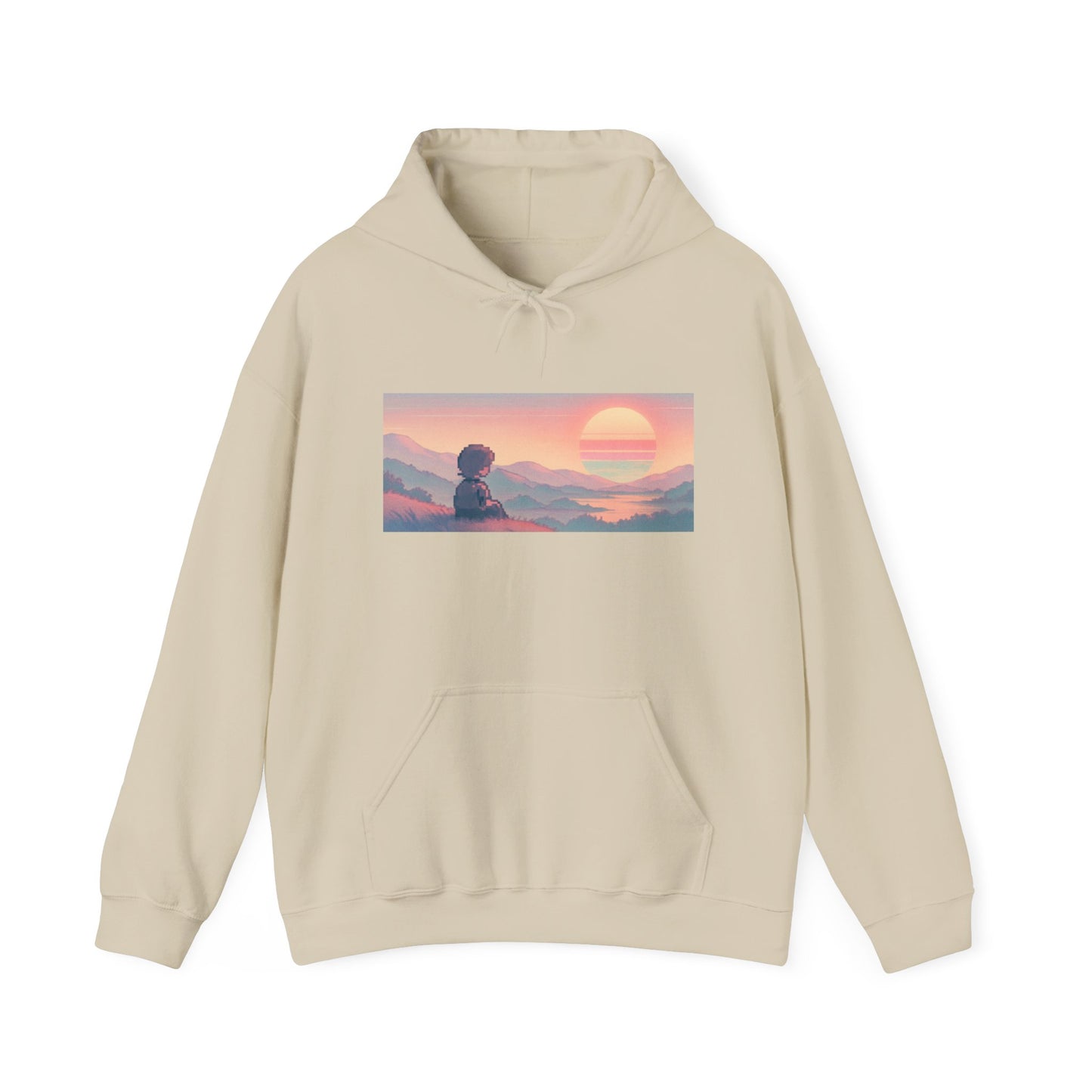 Oceanfront “Golden Hour Reflection” Sweatshirt – Unisex Heavy Blend™ Crewneck for Everyday Comfort