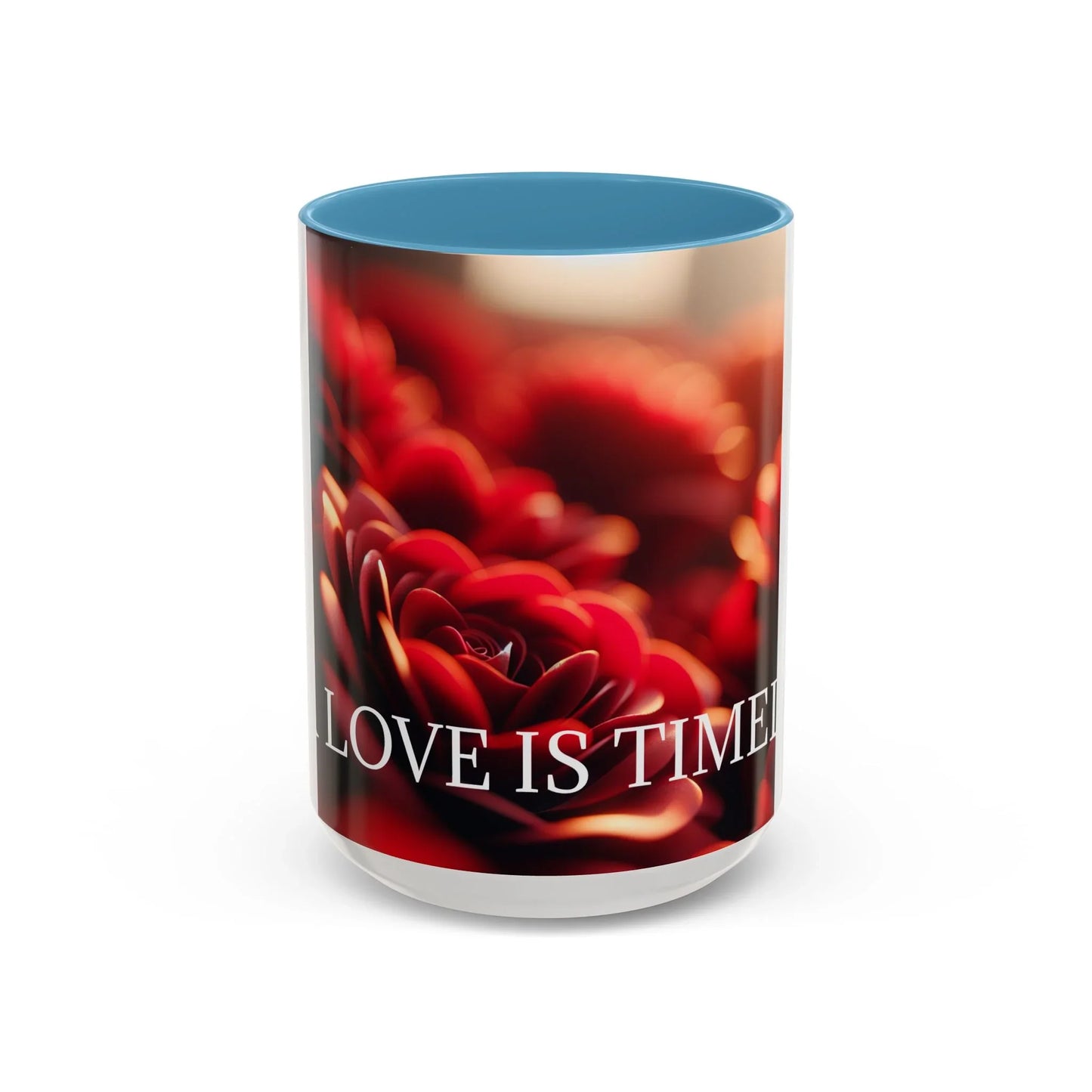 Mug - Rose Petal Timeless Love Accent Coffee Mug (11, 15oz) - Oceanfront Products