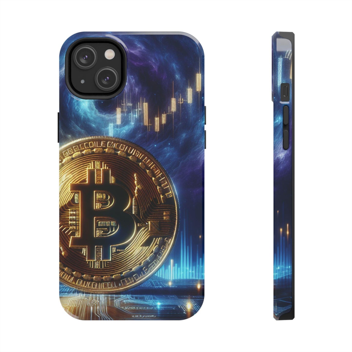 Bitcoin Chart Tough Phone Case - Oceanfront Products