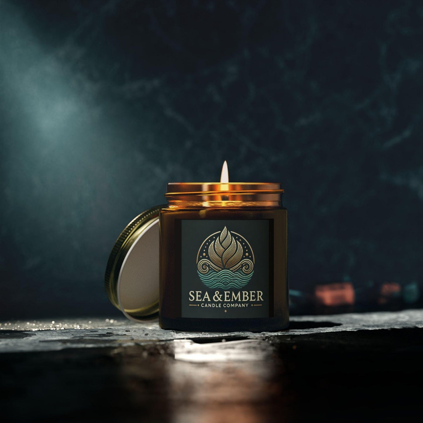 Candle Ocean Vibes Relaxation Scented - Oceanfront Products