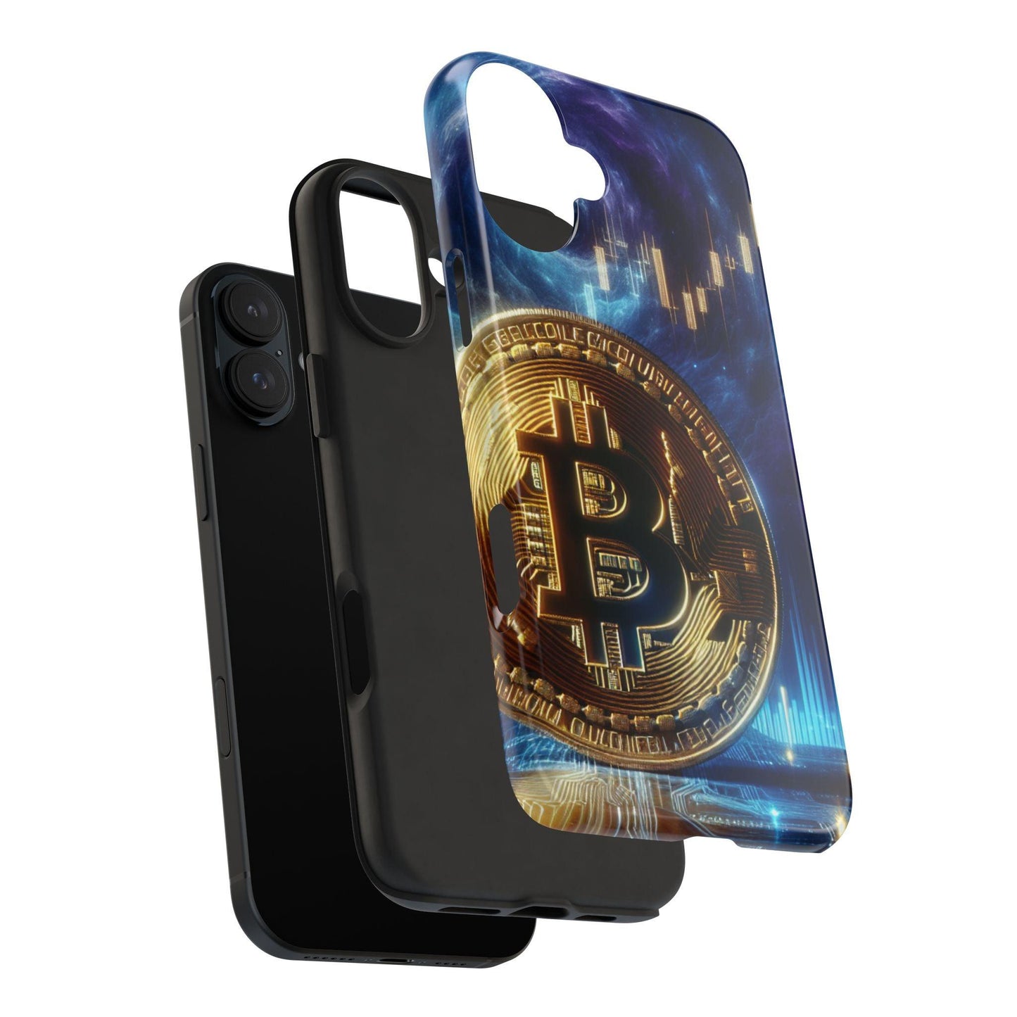 Bitcoin Chart Tough Phone Case - Oceanfront Products