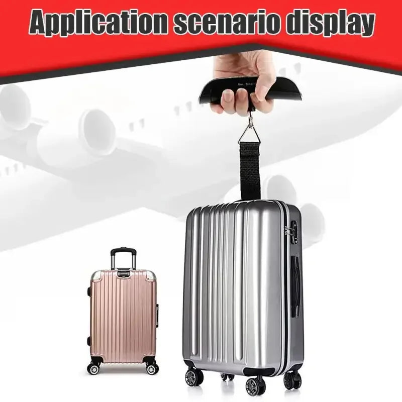 Sleek Digital Luggage Scale for 110lb 50kg Portable Convenience - Oceanfront Products
