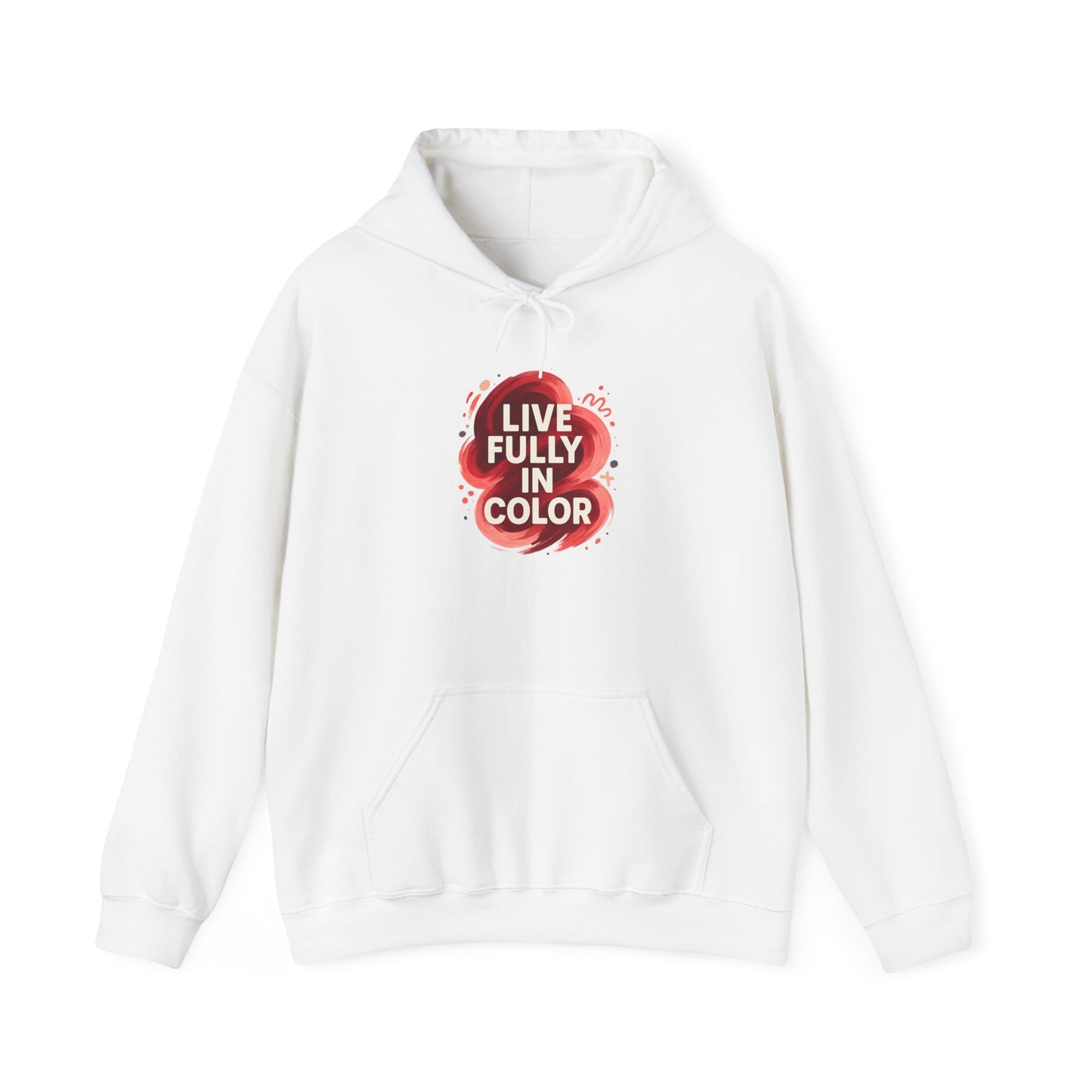 Hooded Sweatshirt Bold Color Palettes Cherry Coded