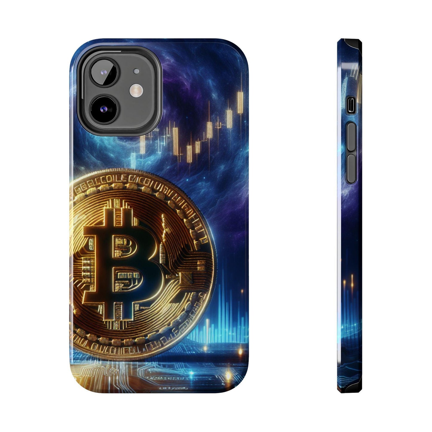 Bitcoin Chart Tough Phone Case - Oceanfront Products