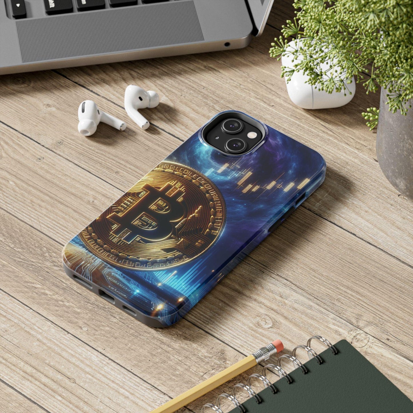 Bitcoin Chart Tough Phone Case - Oceanfront Products
