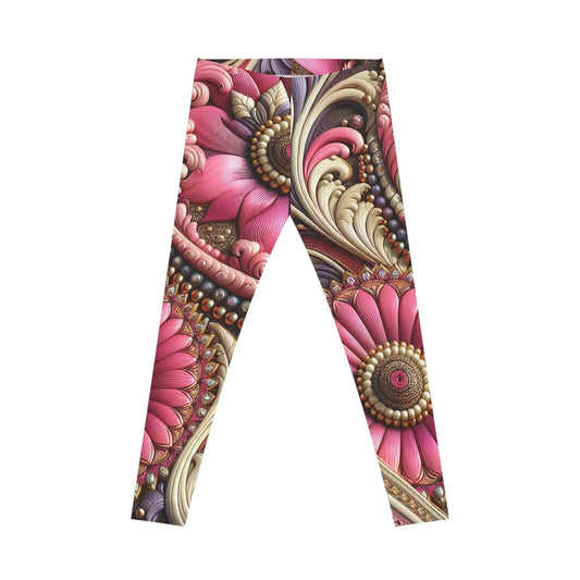 Pink Flower Leggings - Oceanfront Products