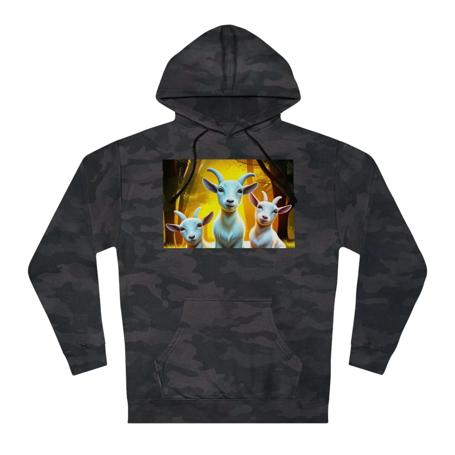 3D Vibrant Baby Goat Sweatshirt/Hoodie - A Unique Blend of Comfort and Whimsy - Oceanfront Products