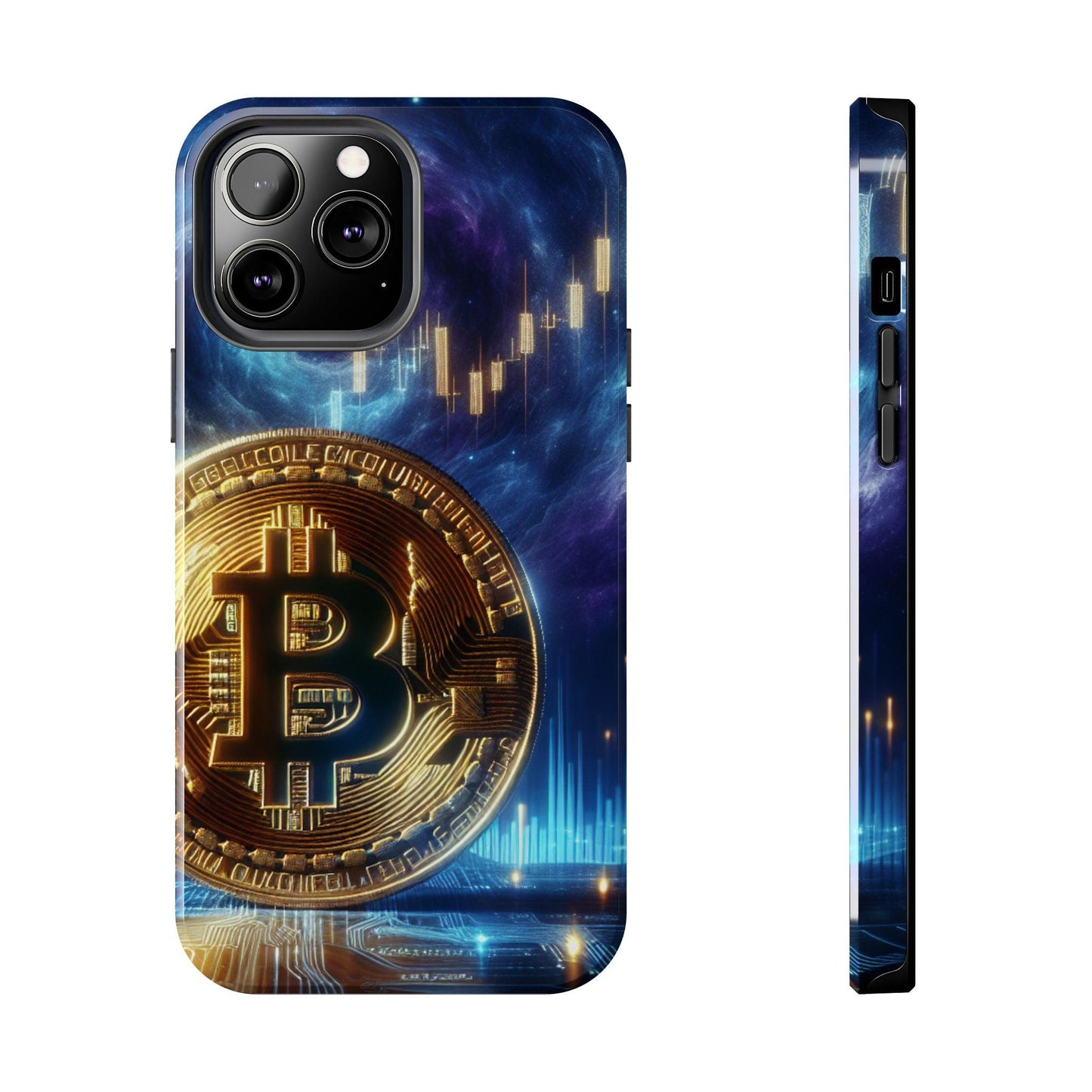 Bitcoin Chart Tough Phone Case - Oceanfront Products