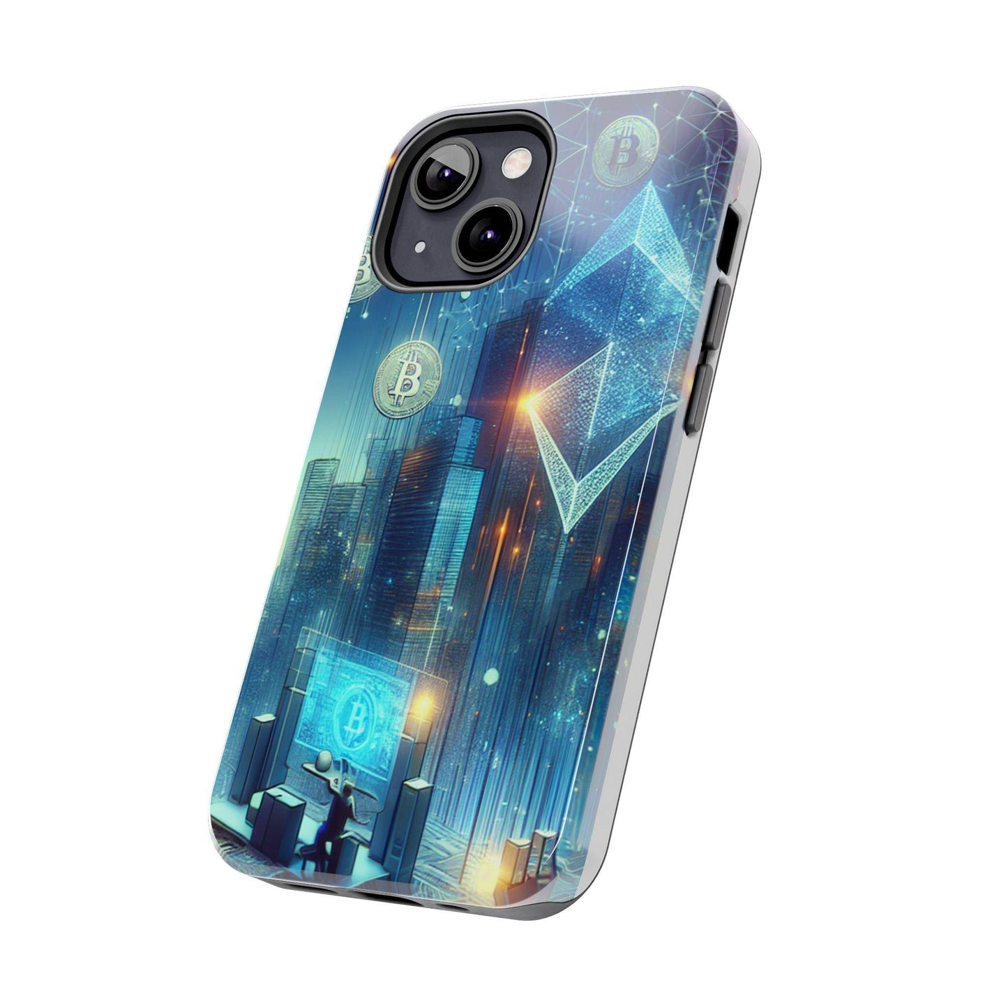 Phone Case - Cryptocurrency Enthusiasts Futuristic Design - Oceanfront Products