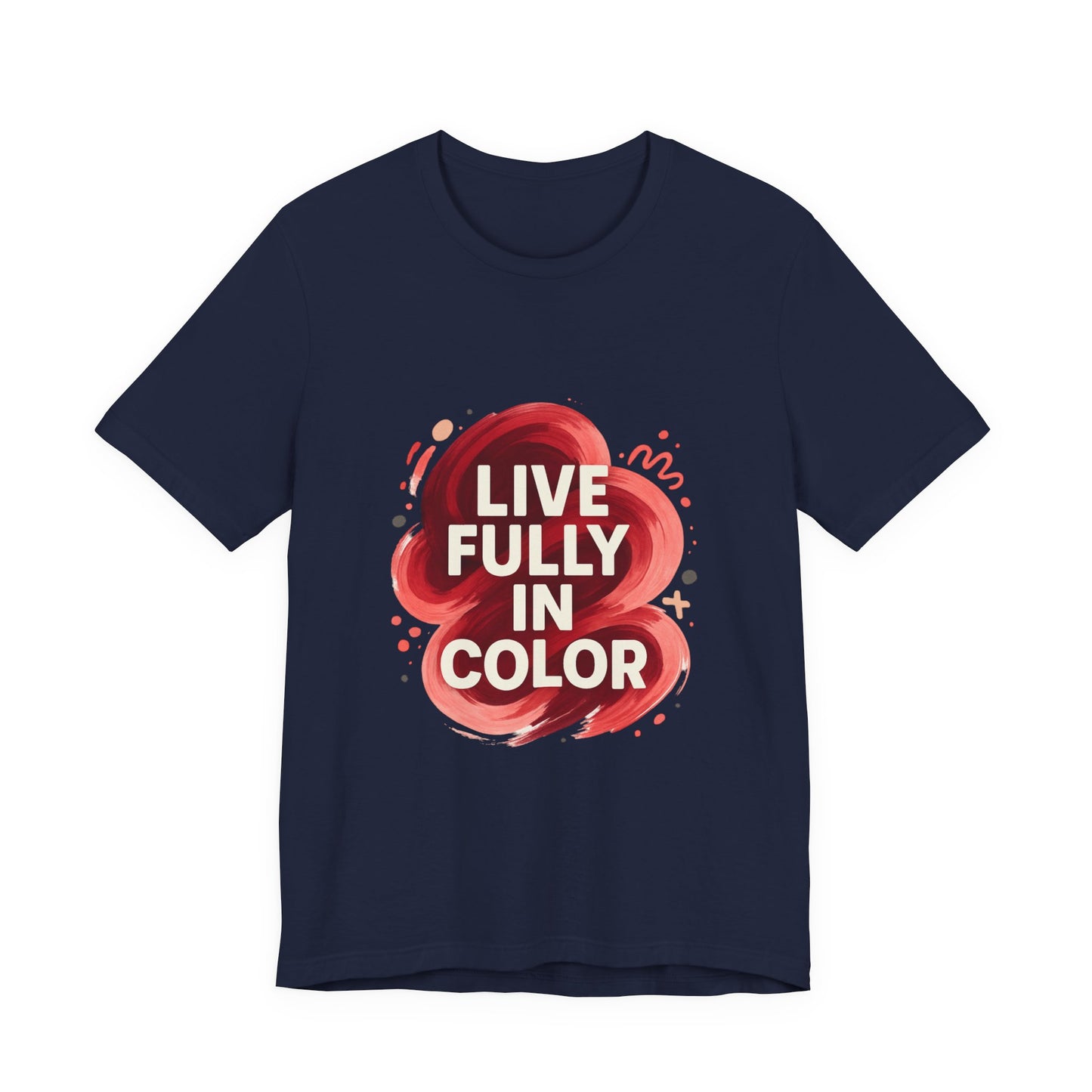 Short Sleeve Tee Bold Color Palette Cherry Coded