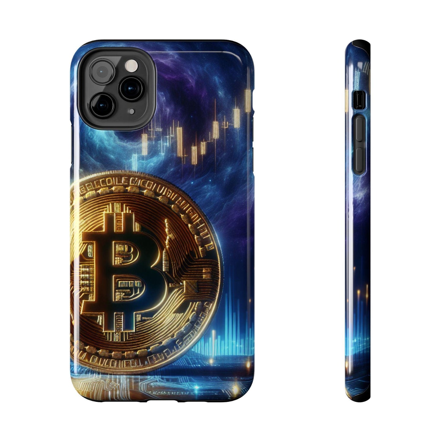 Bitcoin Chart Tough Phone Case - Oceanfront Products