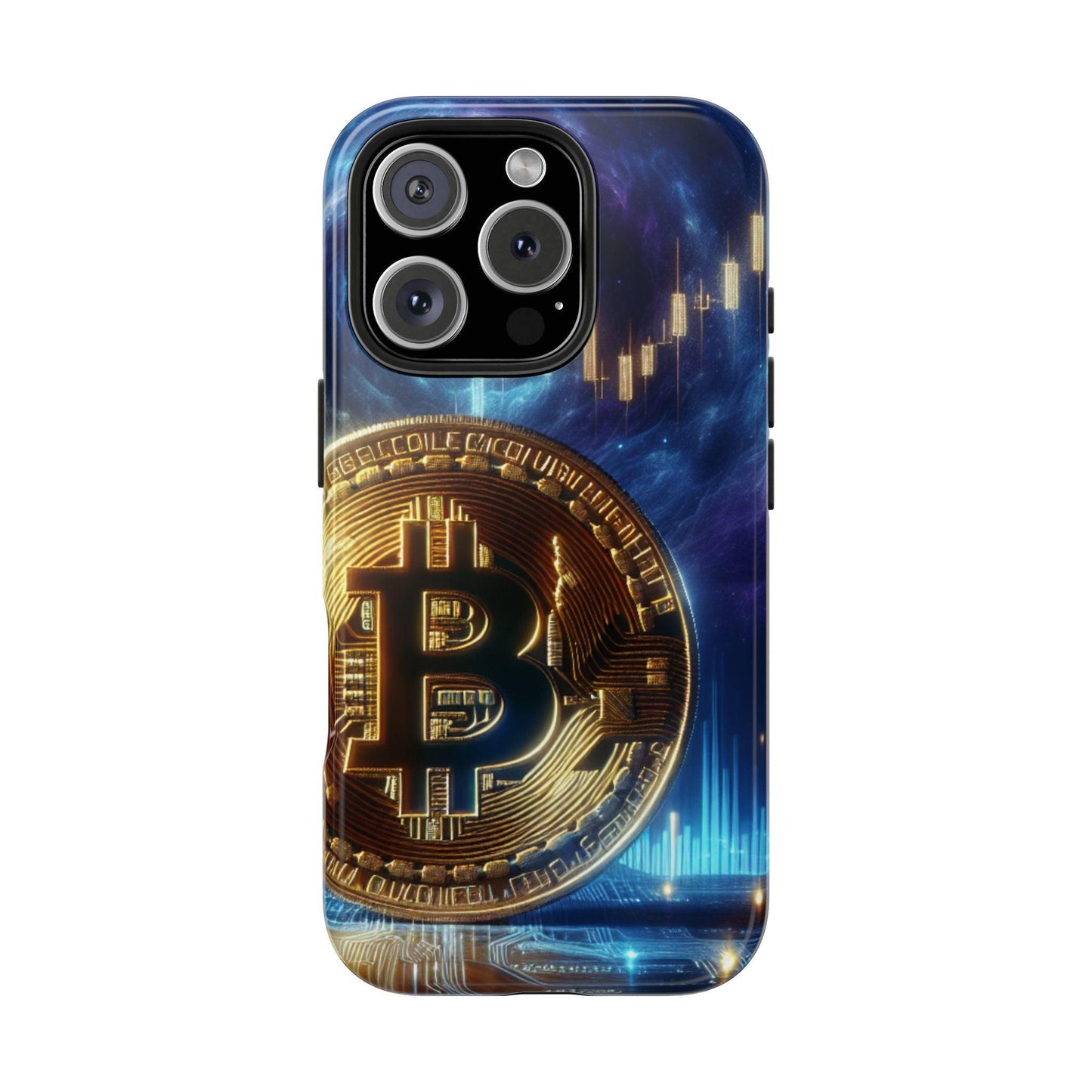 Bitcoin Chart Tough Phone Case - Oceanfront Products