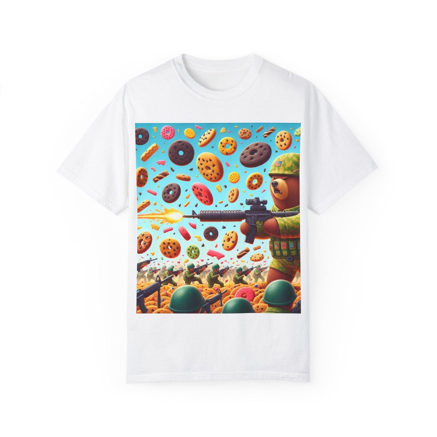 T-Shirt Solider Bear in a Cookie War Design - Oceanfront Products