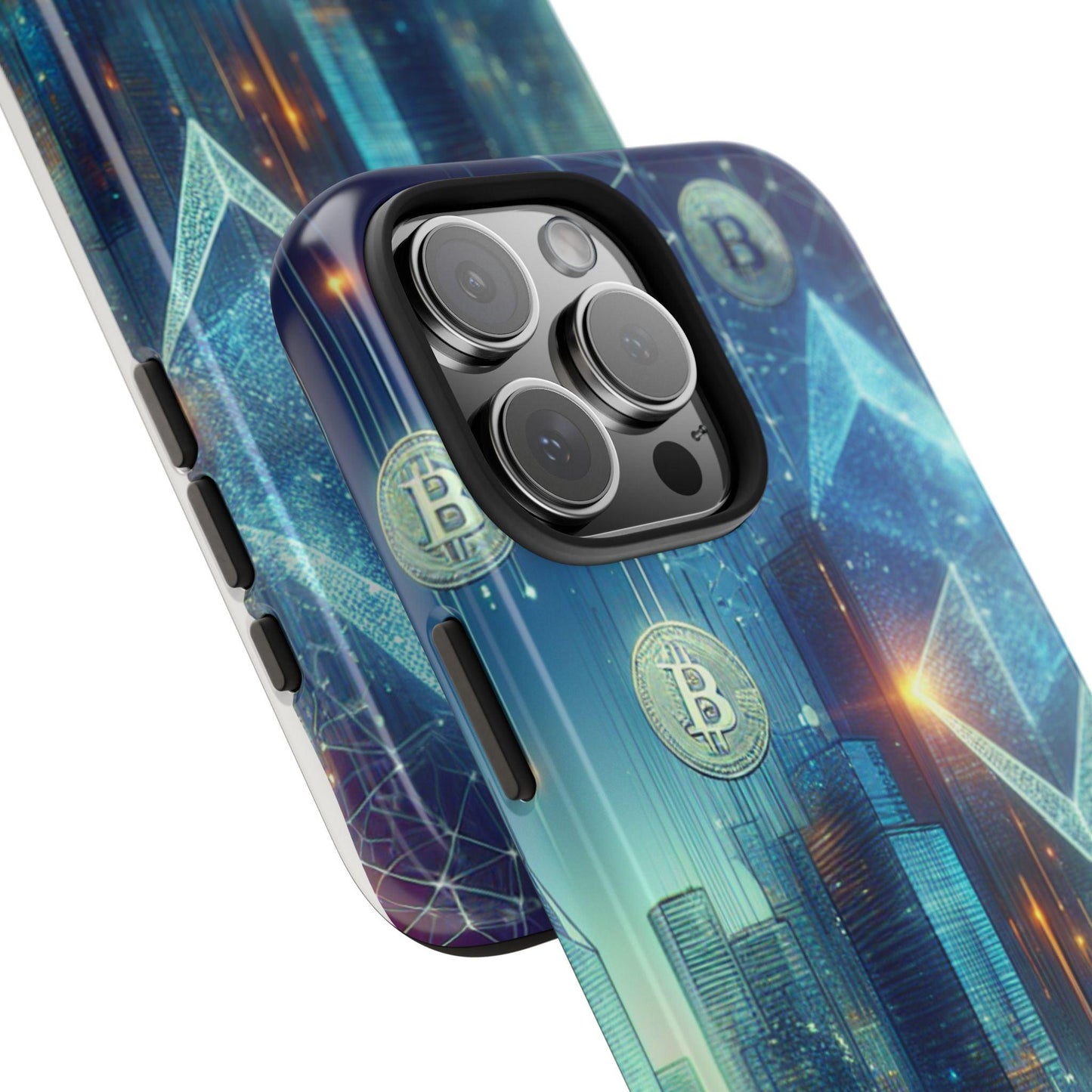Phone Case - Cryptocurrency Enthusiasts Futuristic Design - Oceanfront Products