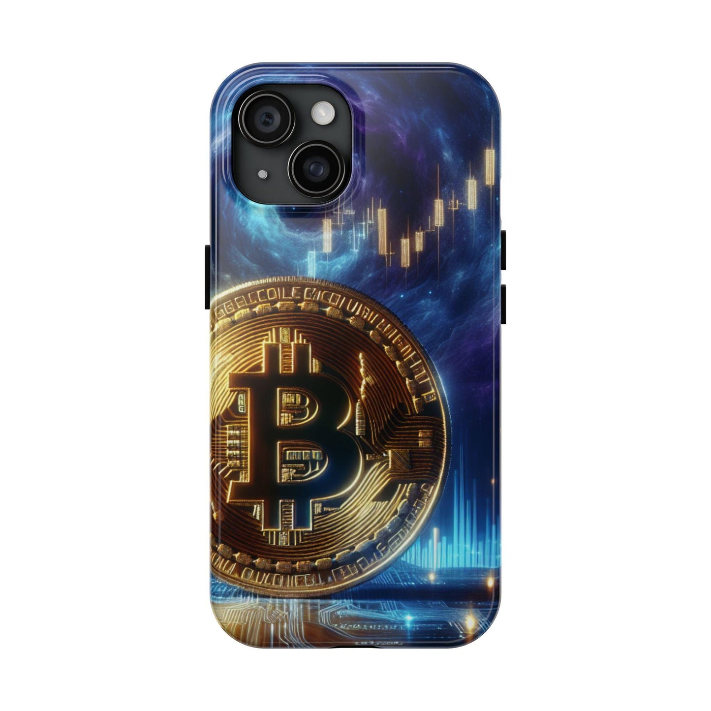 Bitcoin Chart Tough Phone Case - Oceanfront Products