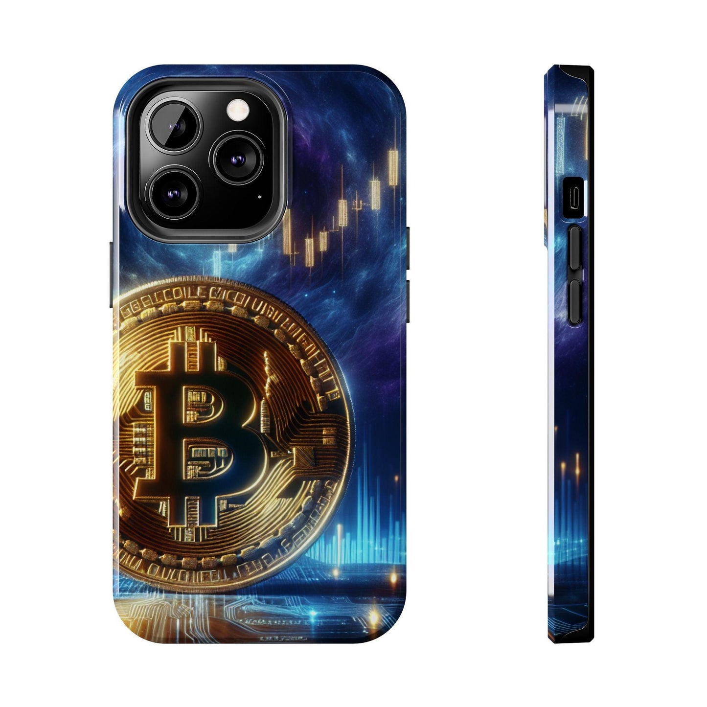Bitcoin Chart Tough Phone Case - Oceanfront Products