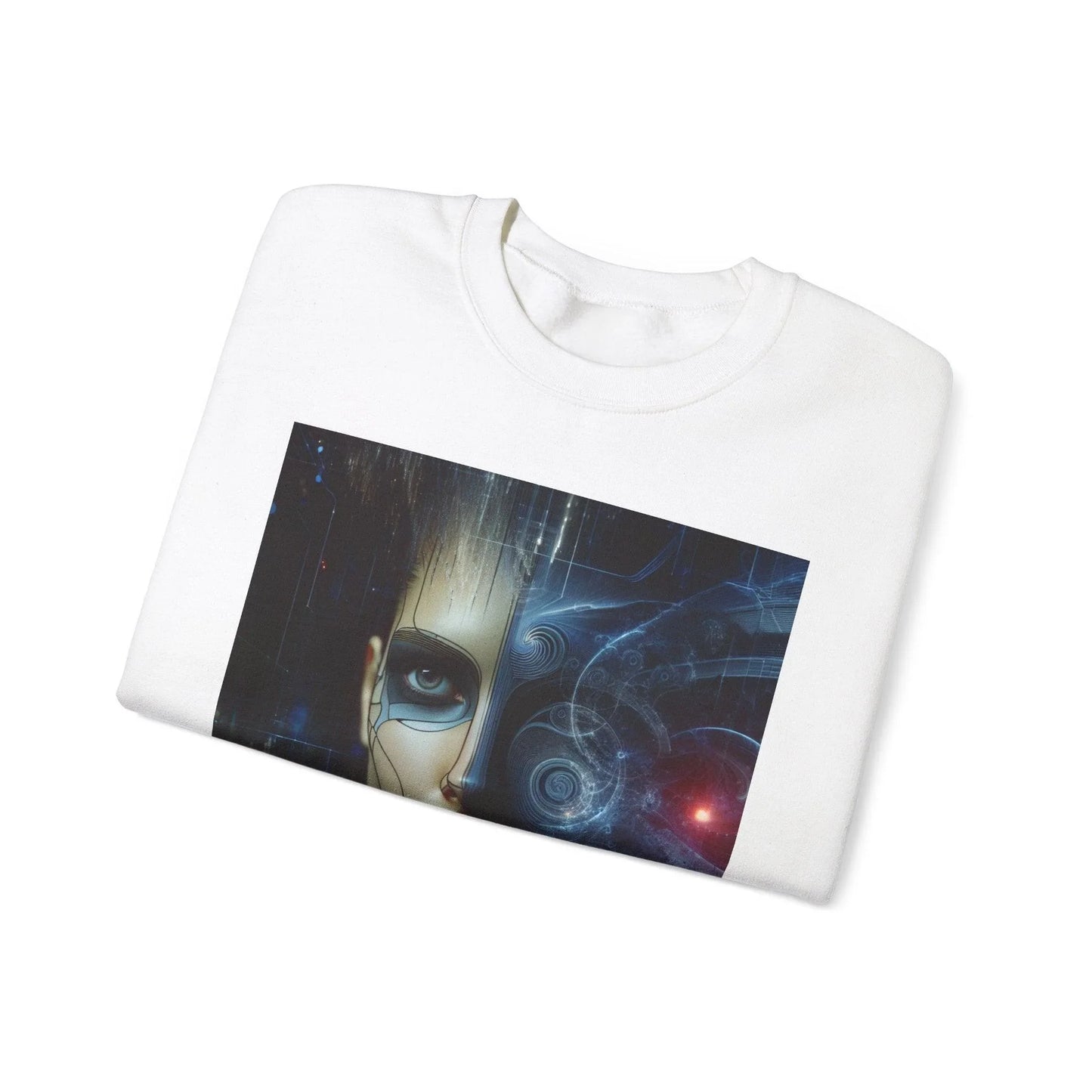 Robot Woman AI Girl Sweatshirt - Oceanfront Products