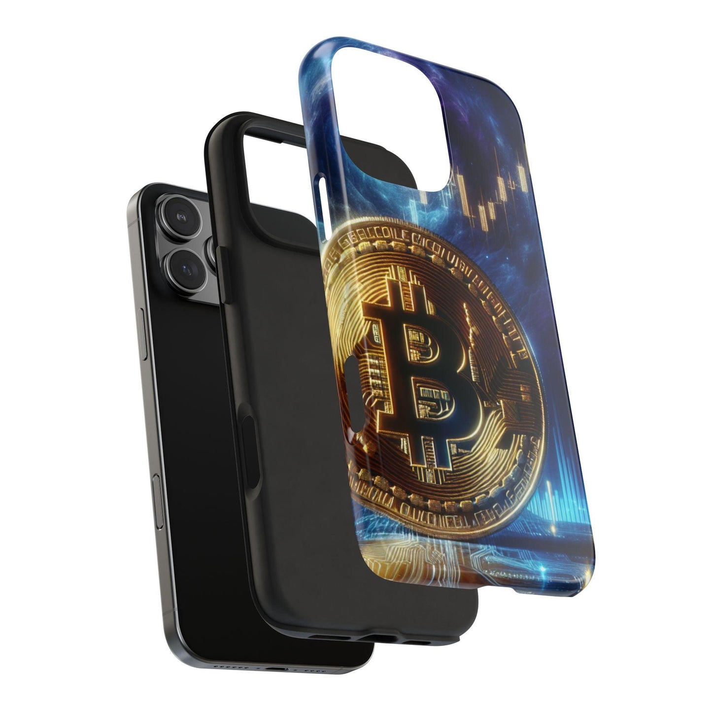 Bitcoin Chart Tough Phone Case - Oceanfront Products