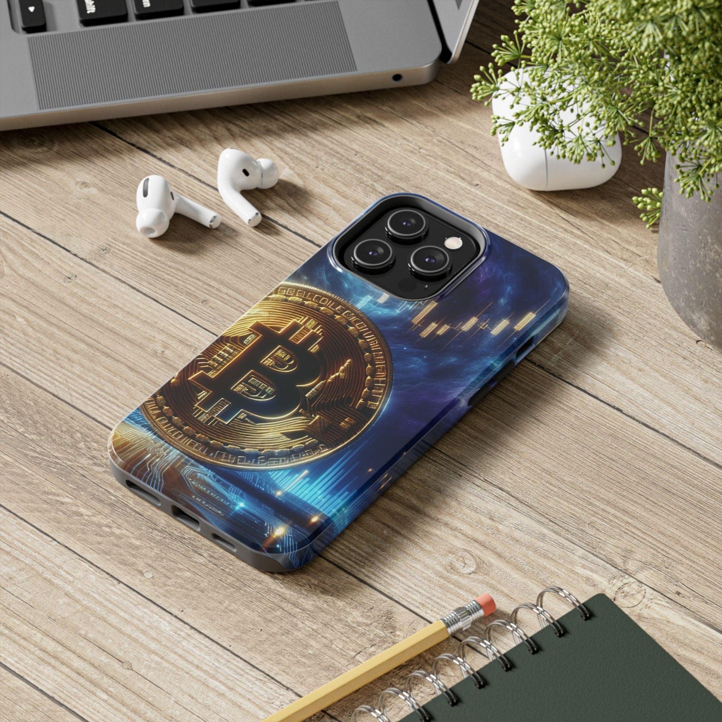Bitcoin Chart Tough Phone Case - Oceanfront Products