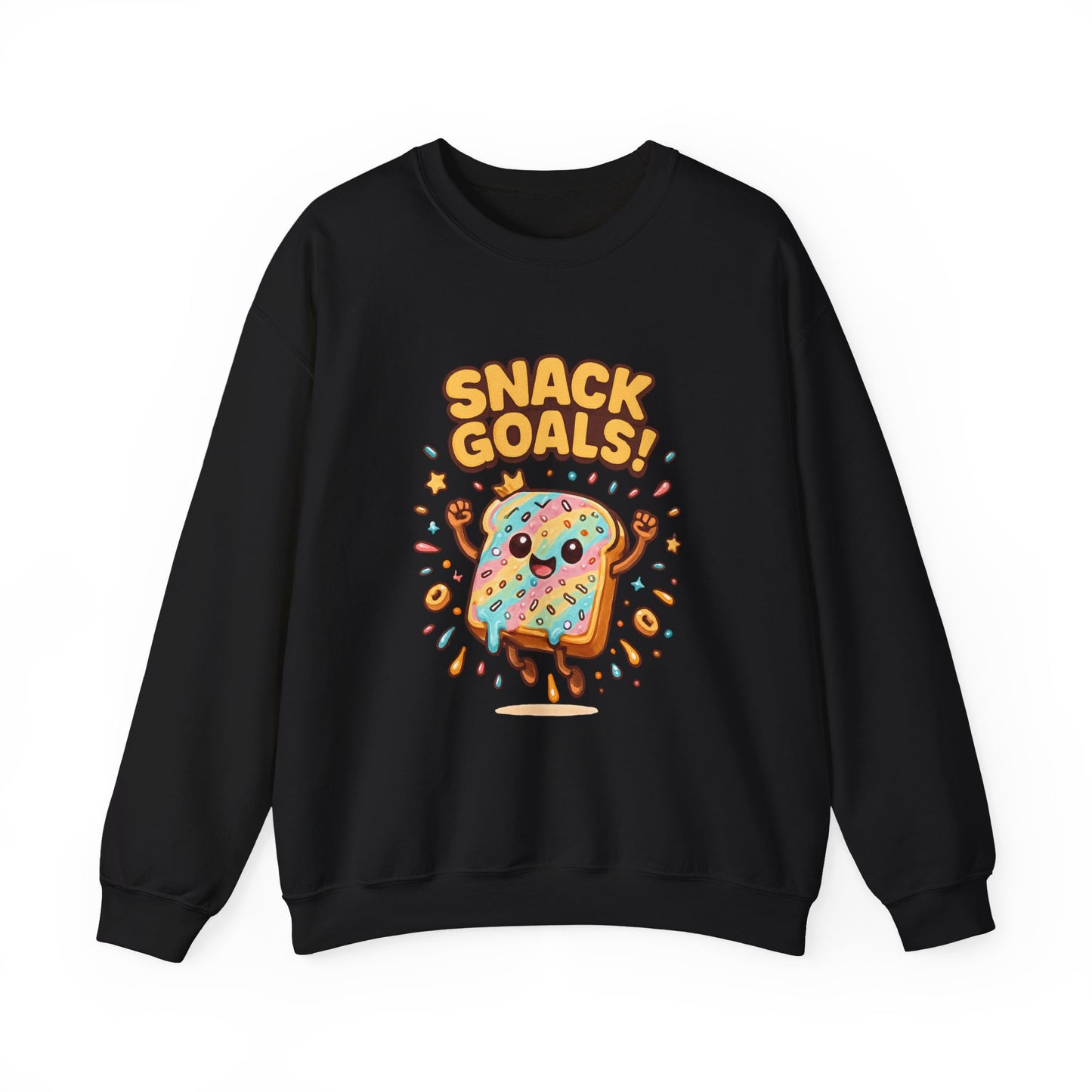 Snack Goals Sweatshirt, Foodie Gift, Comfortable Crewneck, Unisex Jumper, Funny