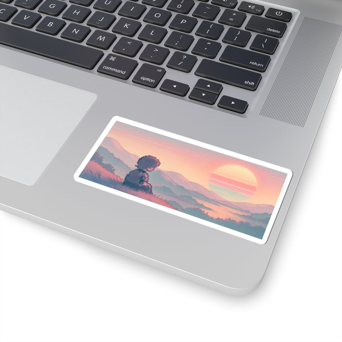 Lo-fi Anime/Vaporwave Kiss-Cut Stickers