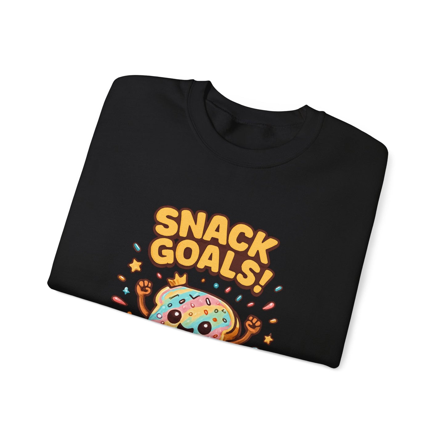 Snack Goals Sweatshirt, Foodie Gift, Comfortable Crewneck, Unisex Jumper, Funny