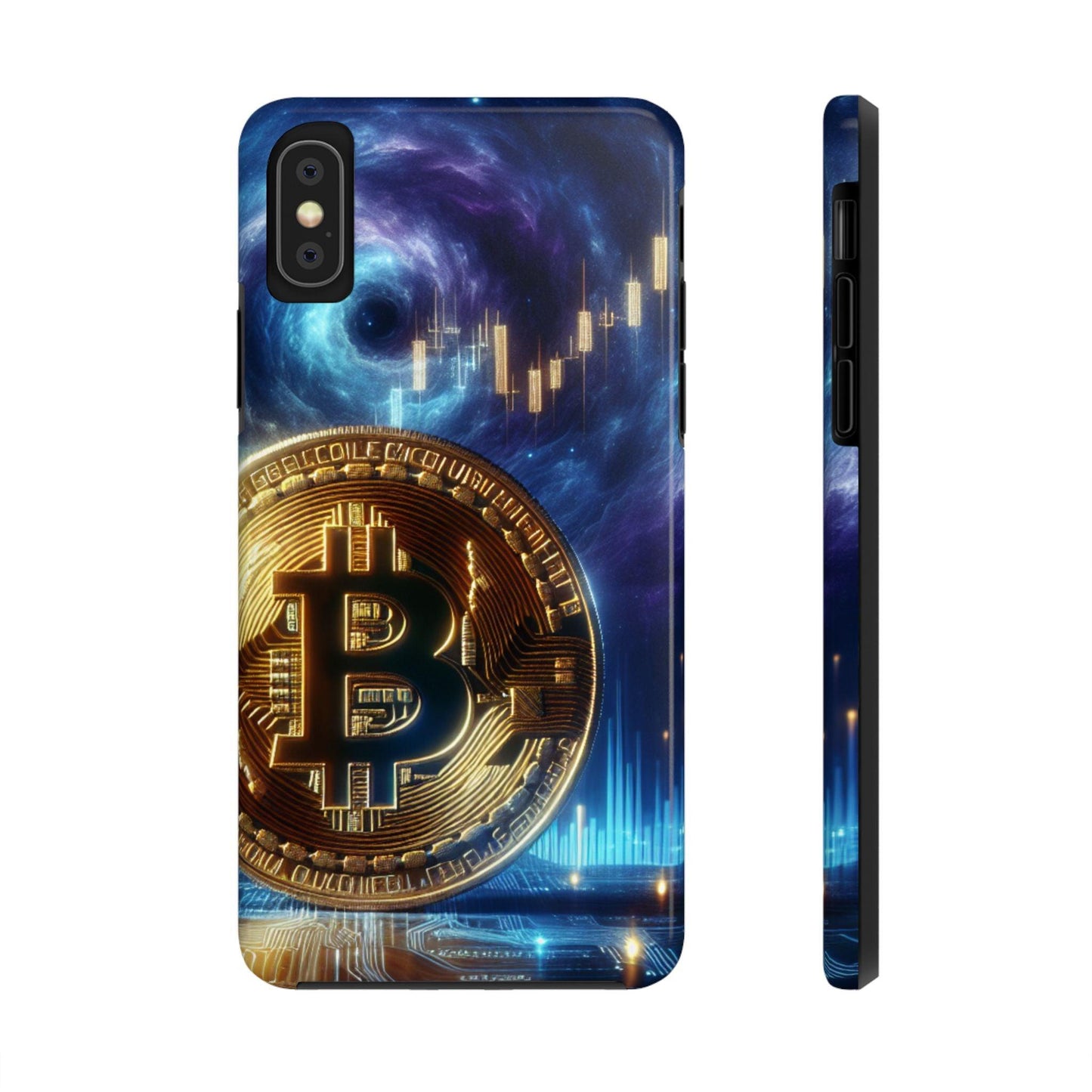 Bitcoin Chart Tough Phone Case - Oceanfront Products