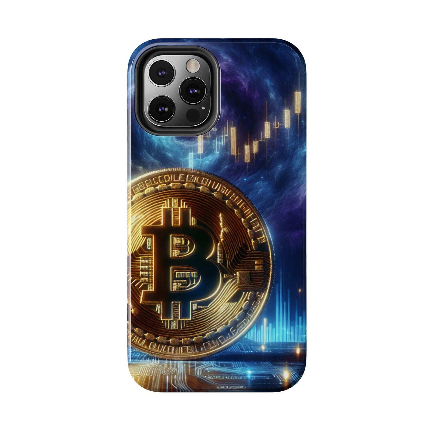 Bitcoin Chart Tough Phone Case - Oceanfront Products