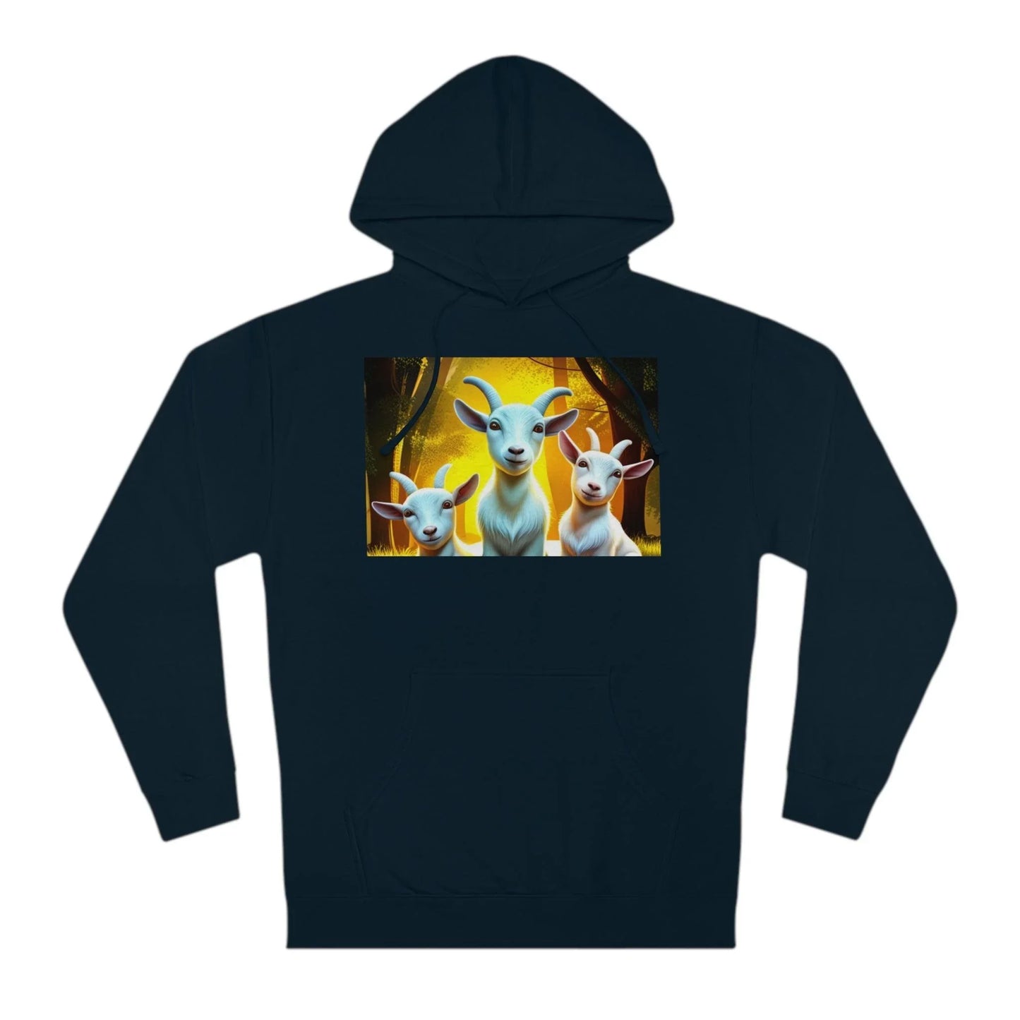 3D Vibrant Baby Goat Sweatshirt/Hoodie - A Unique Blend of Comfort and Whimsy - Oceanfront Products