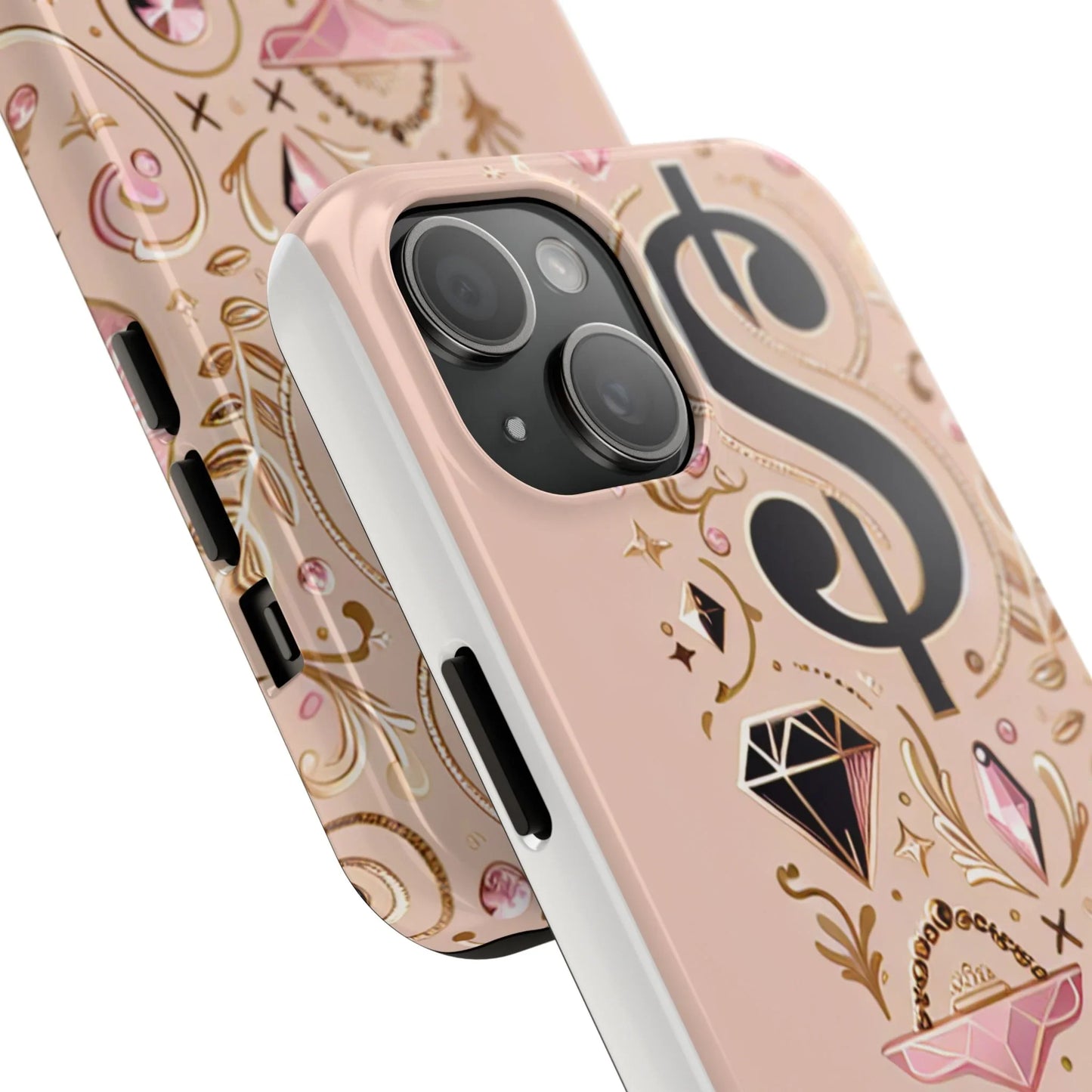 Phone Cases - Pink Rich Girl Pattern - Oceanfront Products
