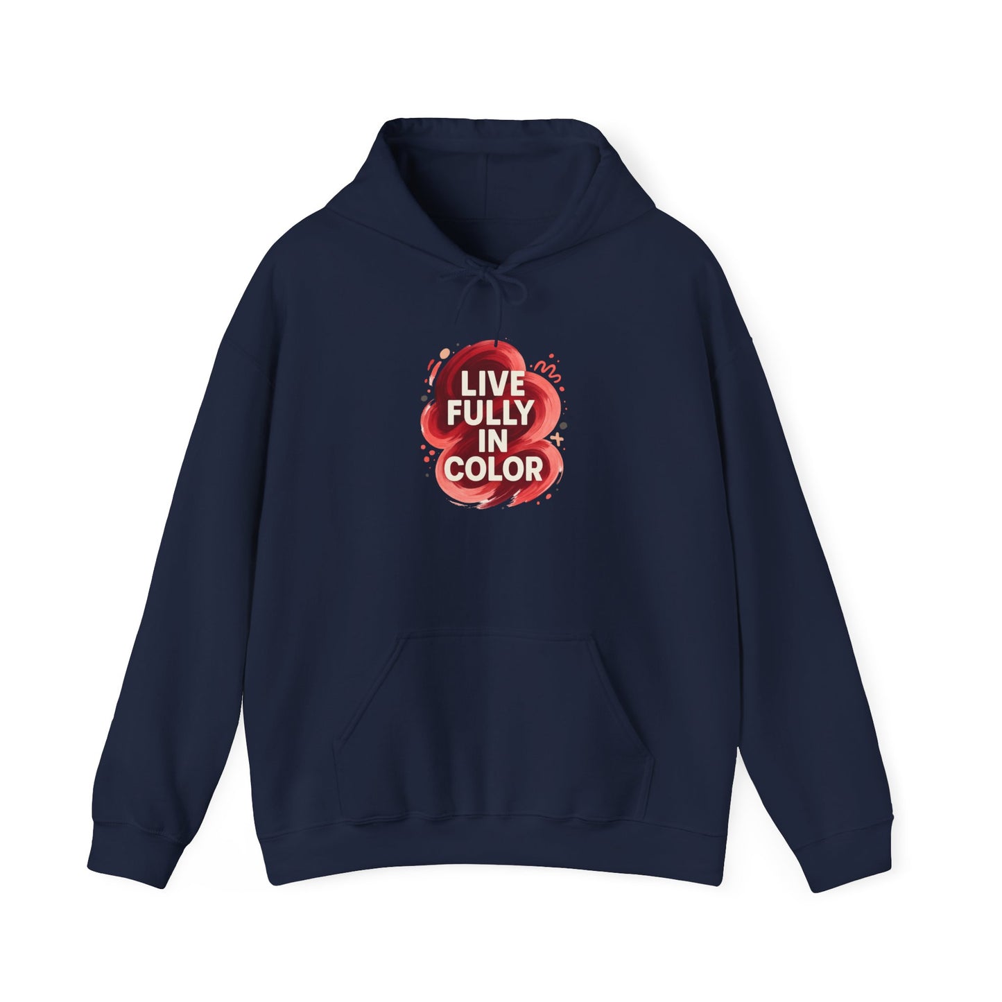 Hooded Sweatshirt Bold Color Palettes Cherry Coded