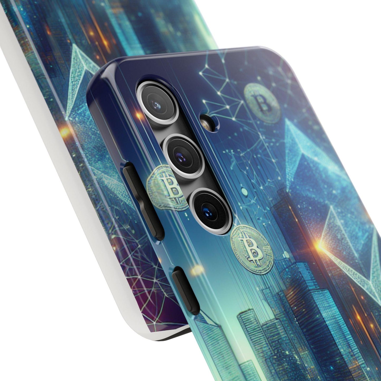 Phone Case - Cryptocurrency Enthusiasts Futuristic Design - Oceanfront Products