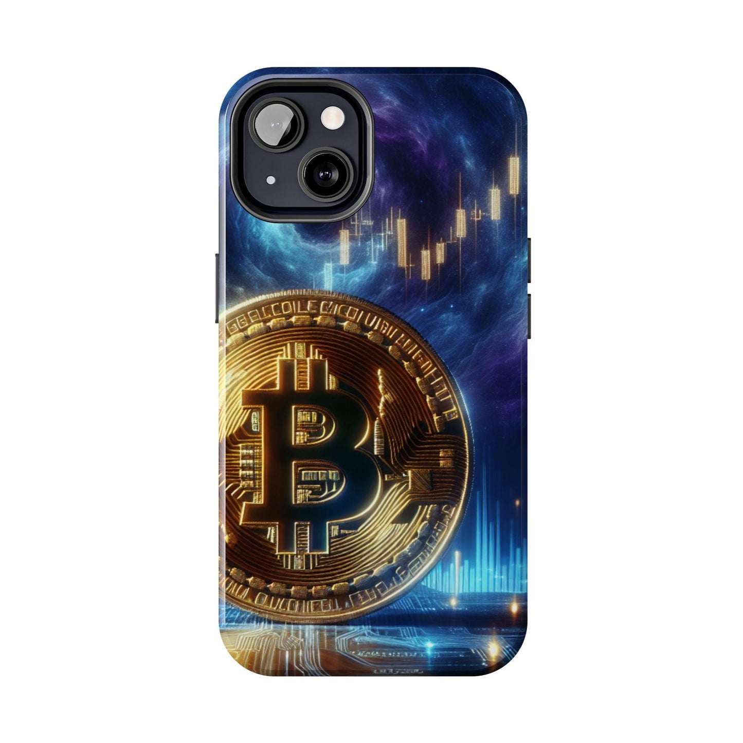 Bitcoin Chart Tough Phone Case - Oceanfront Products