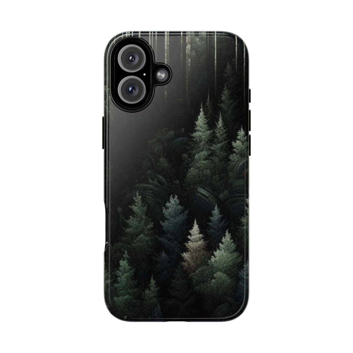 Phone Cases - Deep Dark Forest Nature Design - Oceanfront Products
