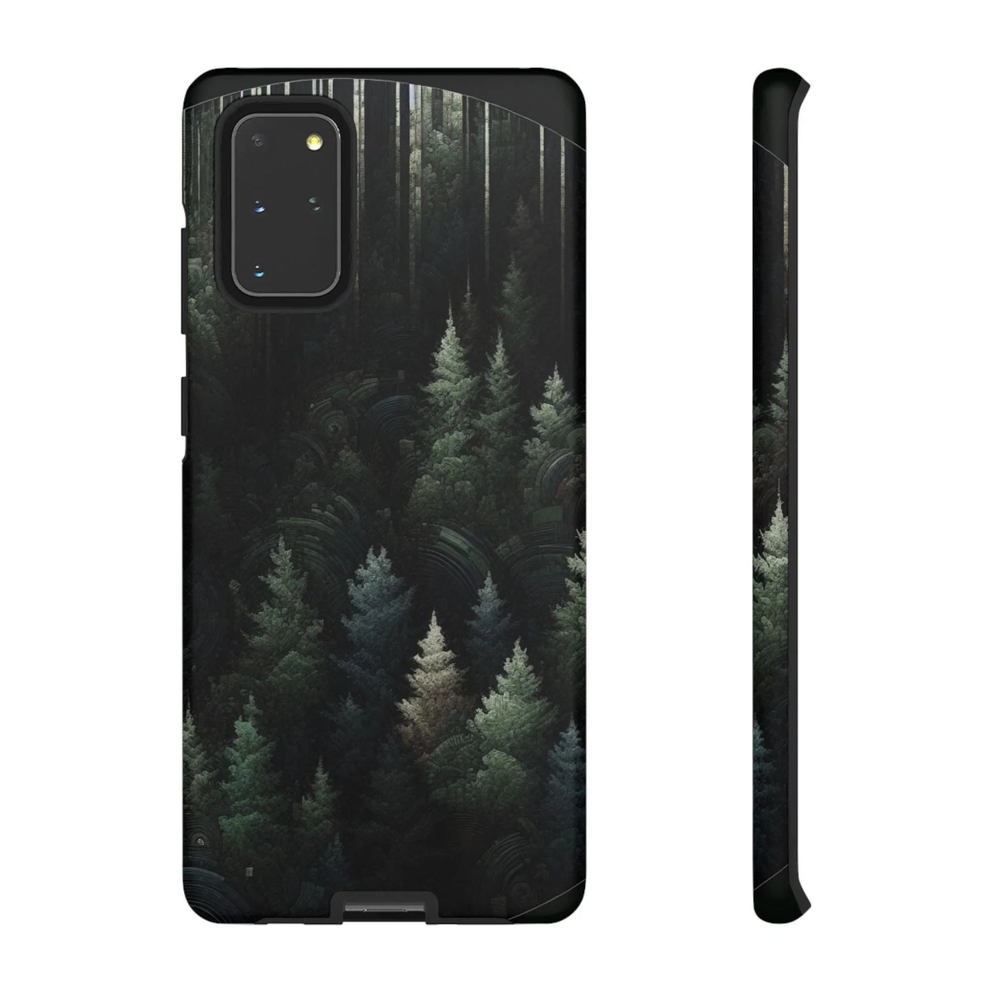 Phone Cases - Deep Dark Forest Nature Design - Oceanfront Products