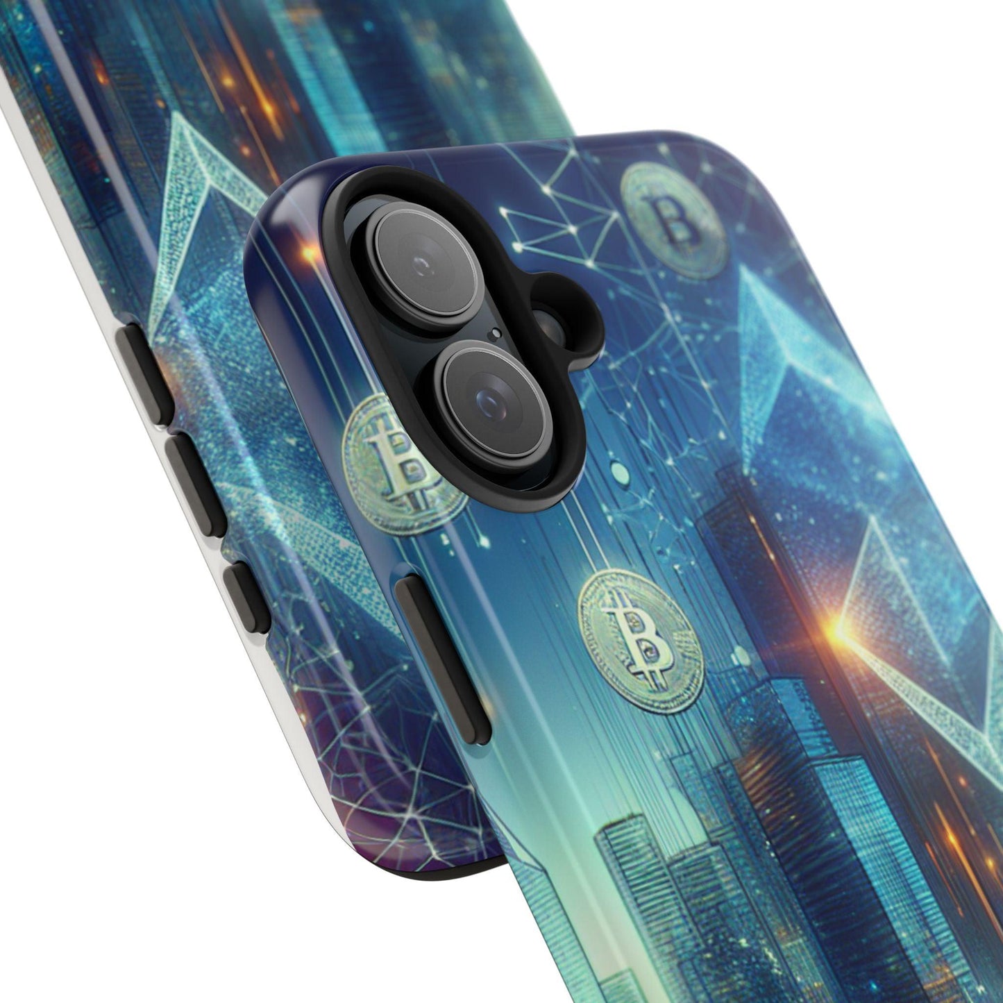 Phone Case - Cryptocurrency Enthusiasts Futuristic Design - Oceanfront Products