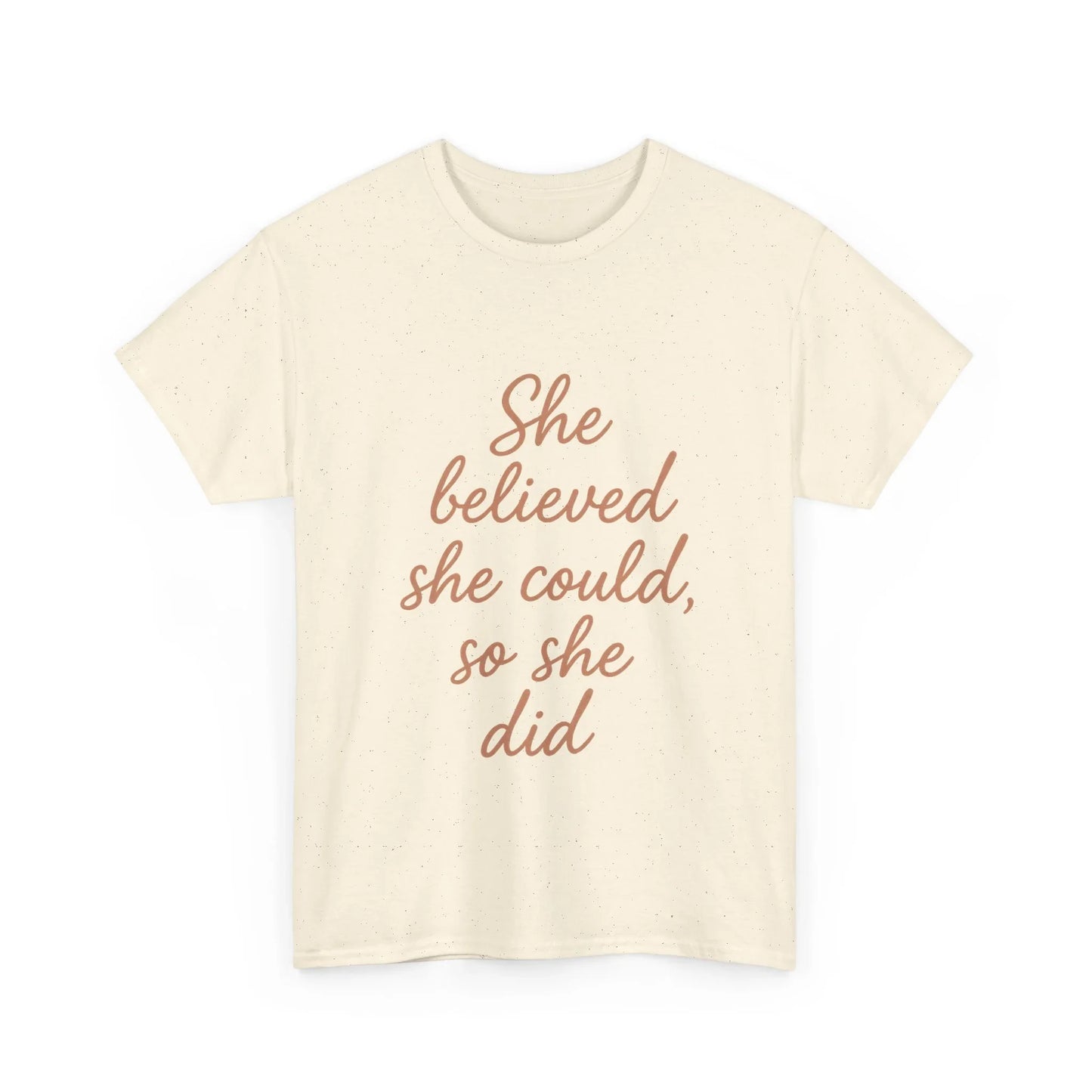 She Believed She Could, So She Did – Motivational Women’s Tee - Oceanfront Products