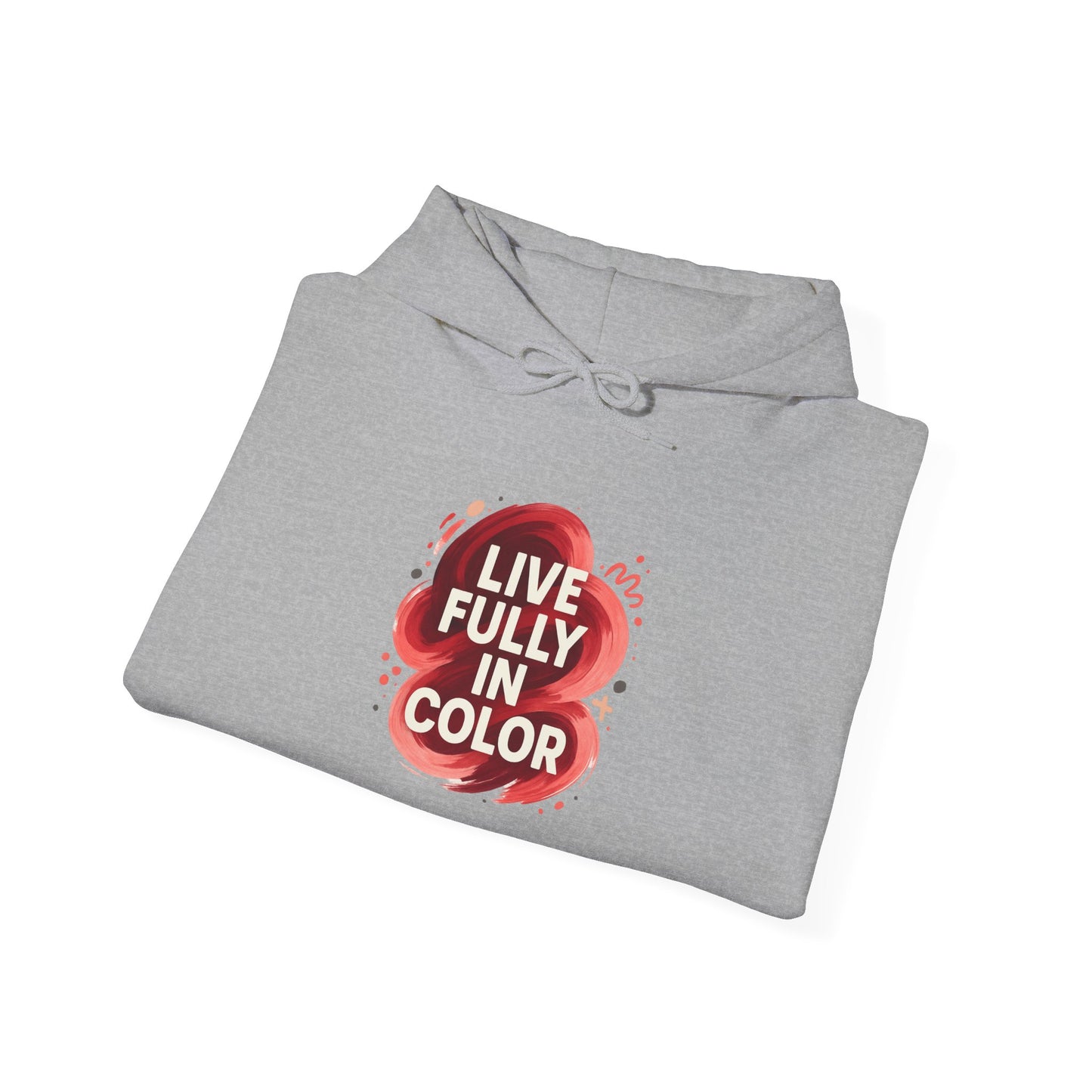 Hooded Sweatshirt Bold Color Palettes Cherry Coded