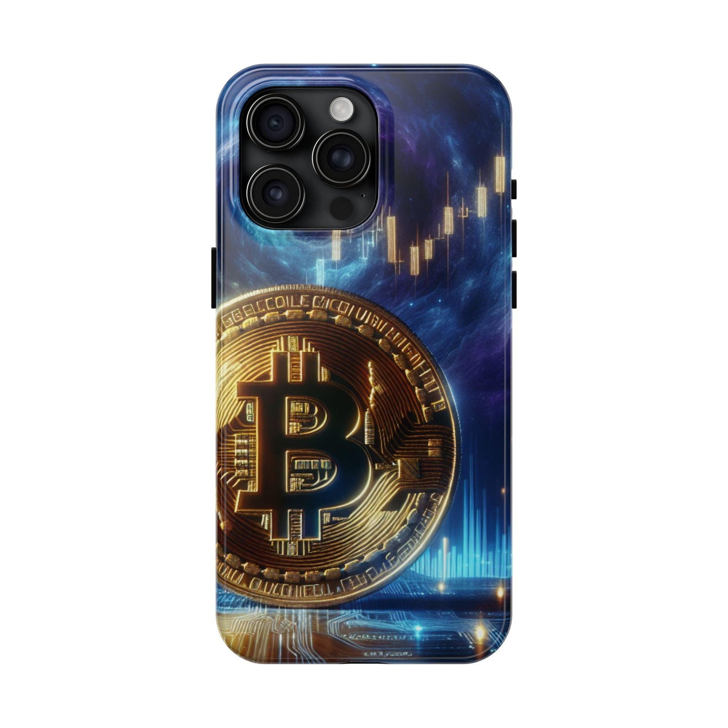 Bitcoin Chart Tough Phone Case - Oceanfront Products