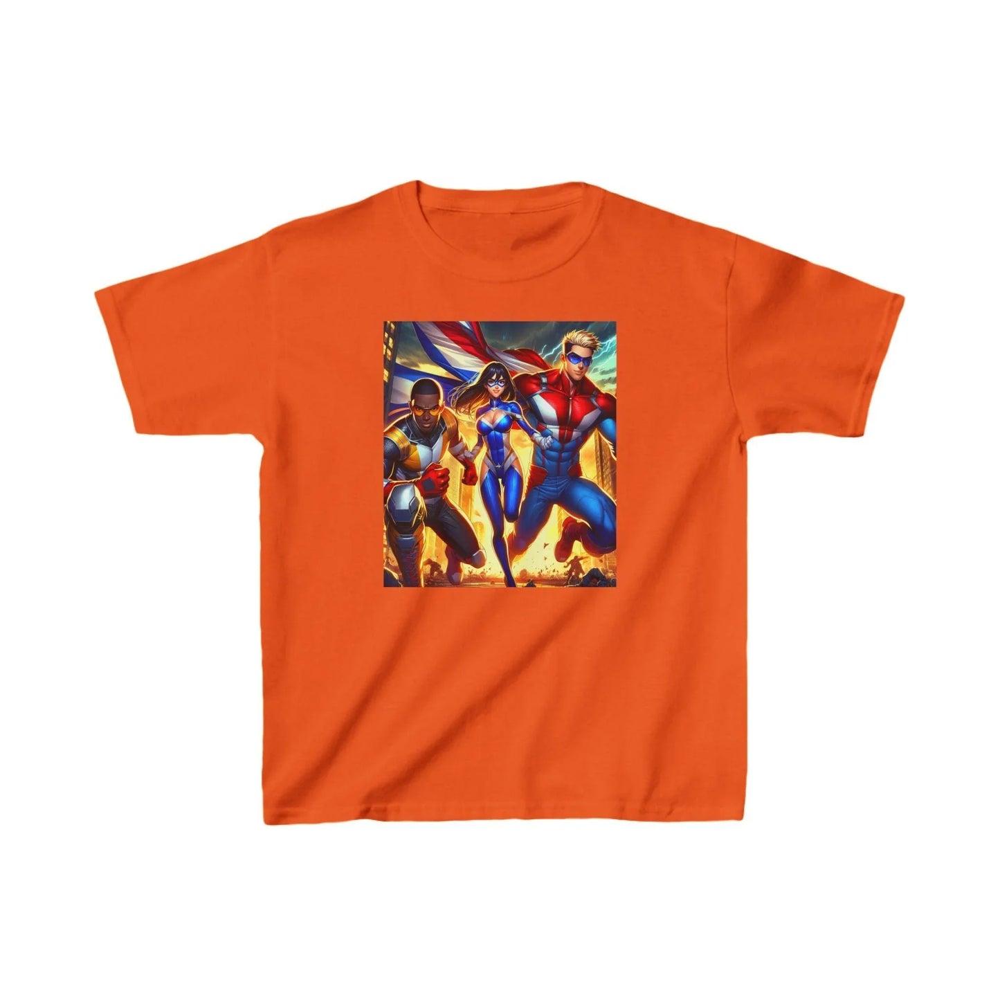 Superhero Kids Tee - Saving the World Design - Oceanfront Products