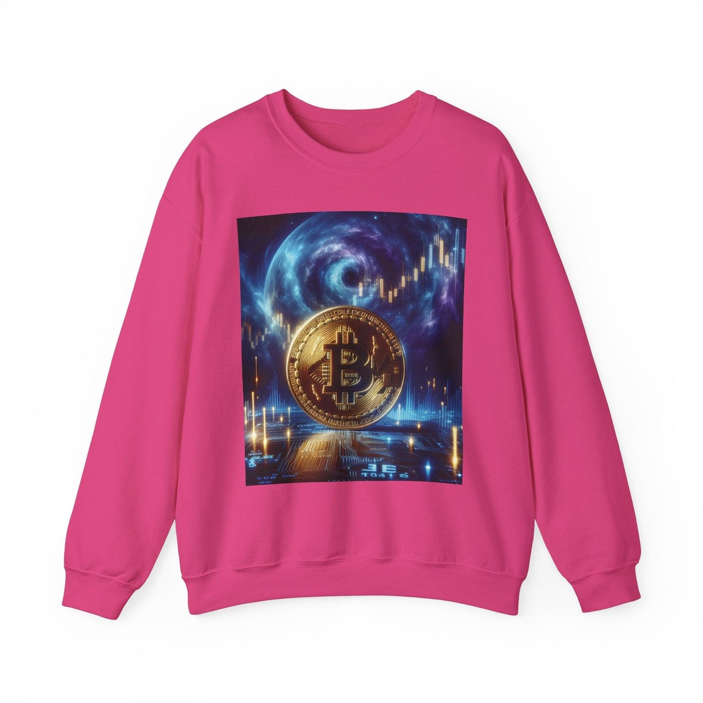 Bitcoin Gains Chart Sweatshirt - Oceanfront Products