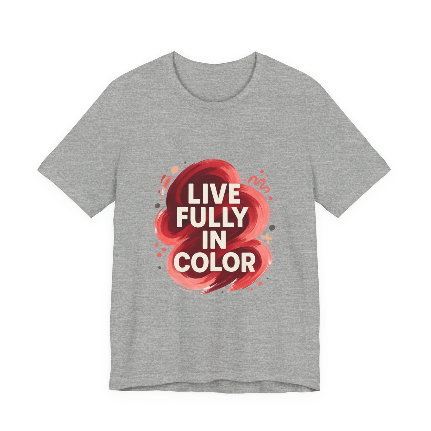 Short Sleeve Tee Bold Color Palette Cherry Coded